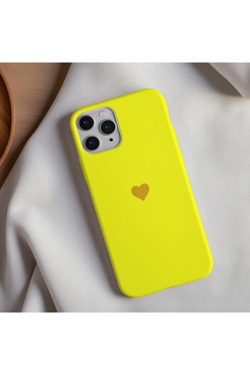 İphone X Uyumlu Içi Kadife Kalp Telefon Kılıfı