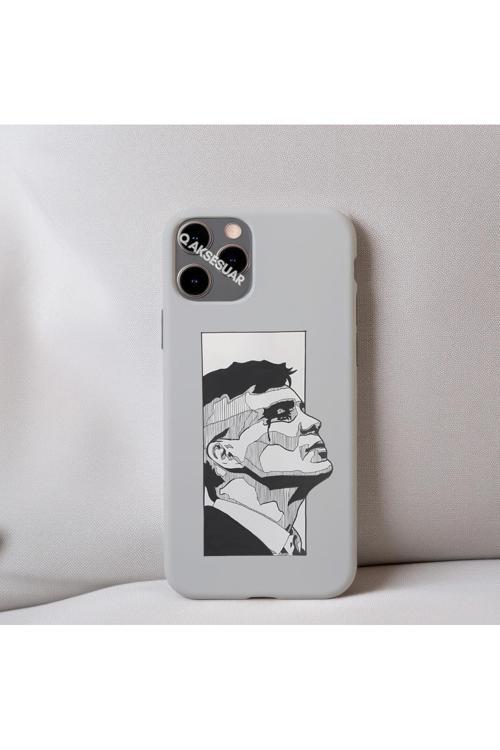 İphone 13 Uyumlu İçi Kadife Peaky Blinders Thomas Shelby (Tommy) Desenli Tasarım Telefon Kılıfı