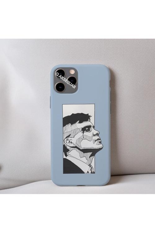 İphone 15 Uyumlu İçi Kadife Peaky Blinders Thomas Shelby (Tommy) Desenli Tasarım Telefon Kılıfı