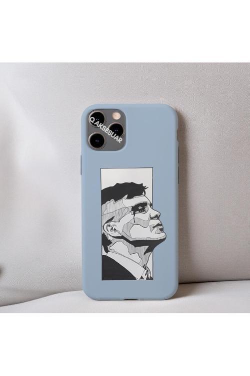 İphone 14 Uyumlu İçi Kadife Peaky Blinders Thomas Shelby (Tommy) Desenli Tasarım Telefon Kılıfı