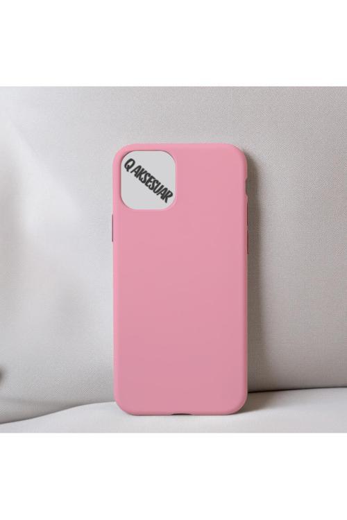 İphone 13 Uyumlu Içi Kadife Silikon Lansman Kılıf Yumuşak Doku Hissi