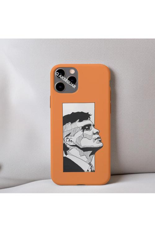 İphone 12 Pro Max Uyumlu İçi Kadife Peaky Blinders Thomas Shelby Desenli Tasarım Telefon Kılıfı