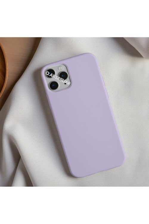 İphone 15 Uyumlu Içi Kadife Lansman Silikon Kılıf Yumuşak Doku Hissi Kapak