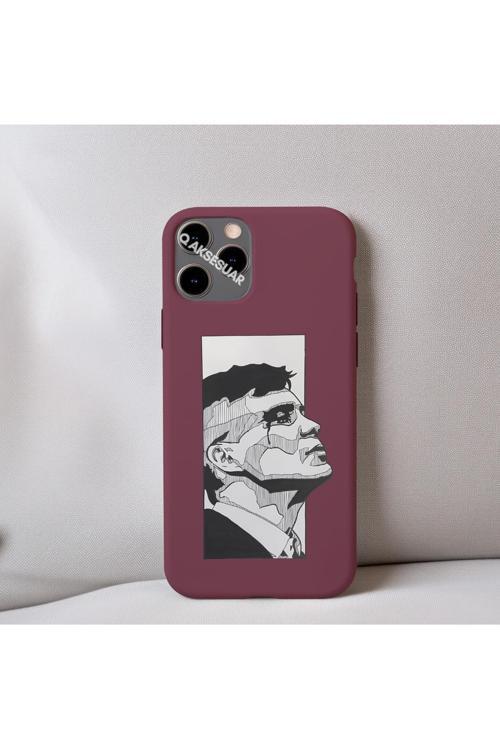 İphone 15 Plus Uyumlu İçi Kadife Peaky Blinders Thomas Shelby (Tommy) Desenli Tasarım Telefon Kılıfı