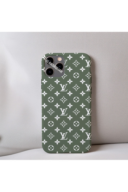İphone 6S Plus Uyumlu İçi Kadife Lv Desenli Tasarım Telefon Kılıfı
