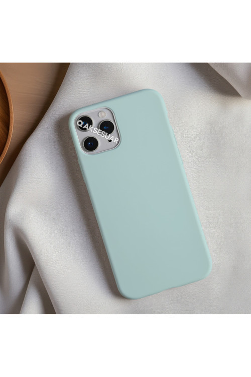 İphone 8 Plus Uyumlu Içi Kadife Lansman Silikon Kılıf Yumuşak Doku Hissi Kapak