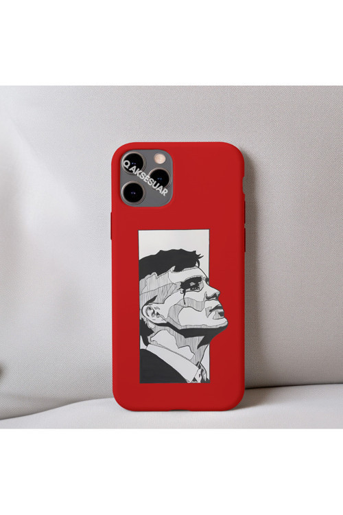 İphone Se 2.Nesil (2020) Uyumlu İçi Kadife Peaky Blinders Thomas Desenli Tasarım Telefon Kılıfı