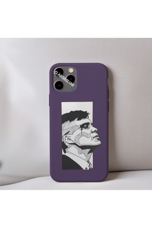 İphone Se 2.Nesil (2020) Uyumlu İçi Kadife Peaky Blinders Thomas Desenli Tasarım Telefon Kılıfı