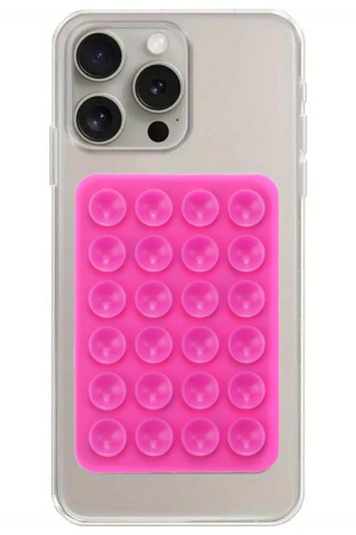 Silikon Vakumlu Telefon Tutucu, Cep Telefonu İçin Silikon Yapışkanlı, Kaymaz Vantuz Telefon Tutucu