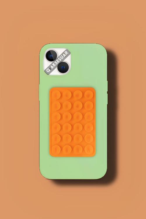 Silikon Vakumlu Telefon Tutucu, Cep Telefonu İçin Silikon Yapışkanlı Telefon Tutucu