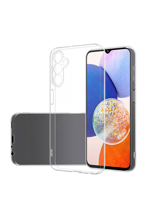 Samsung Galaxy M34 Kılıf Şeffaf Kamera Korumalı Renksiz Esnek Silikon Kapak Kilif