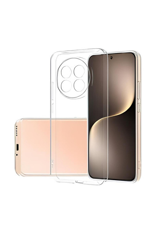 Honor Magic 7 Lite Uyumlu Renksiz Silikon Şeffaf Telefon Kılıfı