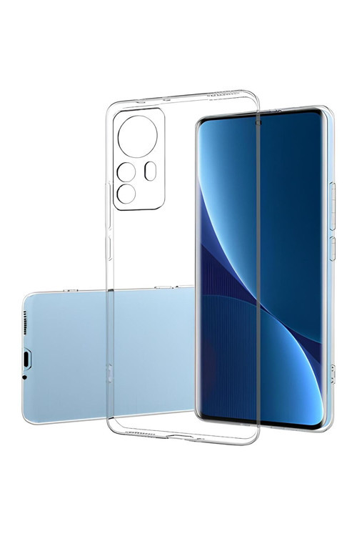 Xiaomi 12 Uyumlu Renksiz Silikon Şeffaf Telefon Kılıfı