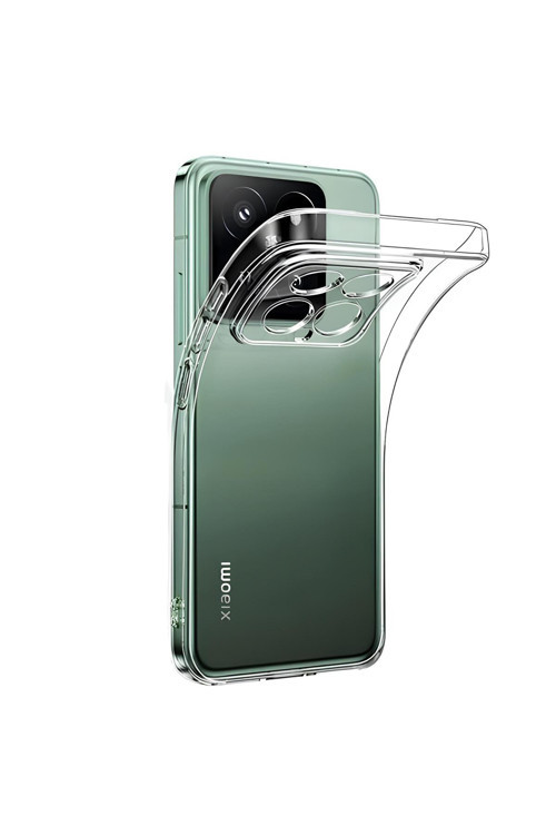 Xiaomi 15 Uyumlu Renksiz Silikon Şeffaf Telefon Kılıfı