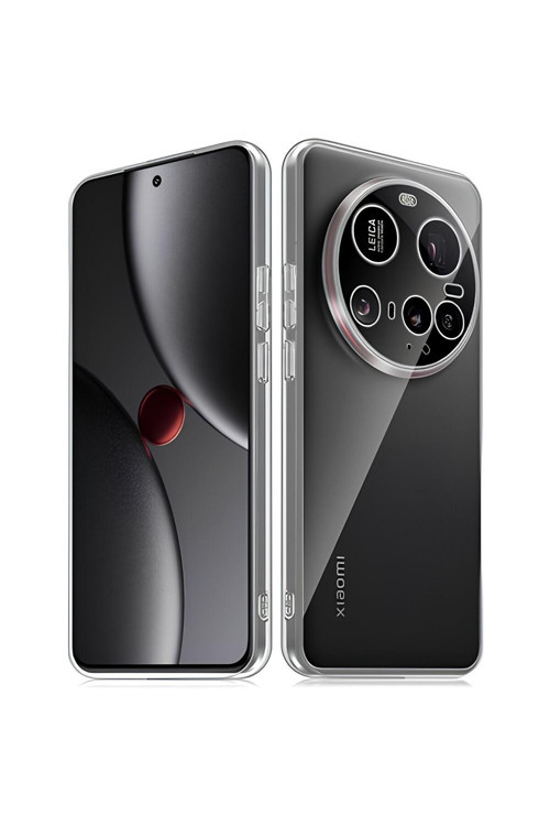 Xiaomi 15 Ultra Uyumlu Renksiz Silikon Şeffaf Telefon Kılıfı