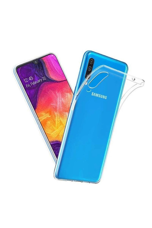 Samsung Galaxy A70 Uyumlu Renksiz Silikon Şeffaf Telefon Kılıfı