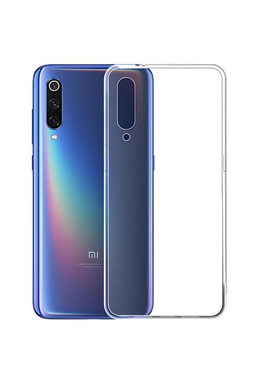 Xiaomi Mi 9 Uyumlu Renksiz Silikon Şeffaf Telefon Kılıfı
