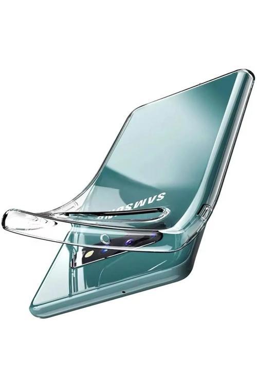 Samsung Galaxy S10 Plus Uyumlu Renksiz Silikon Şeffaf Telefon Kılıfı