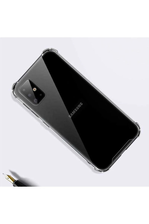 Samsung Galaxy S20 Plus Uyumlu Renksiz Silikon Şeffaf Telefon Kılıfı