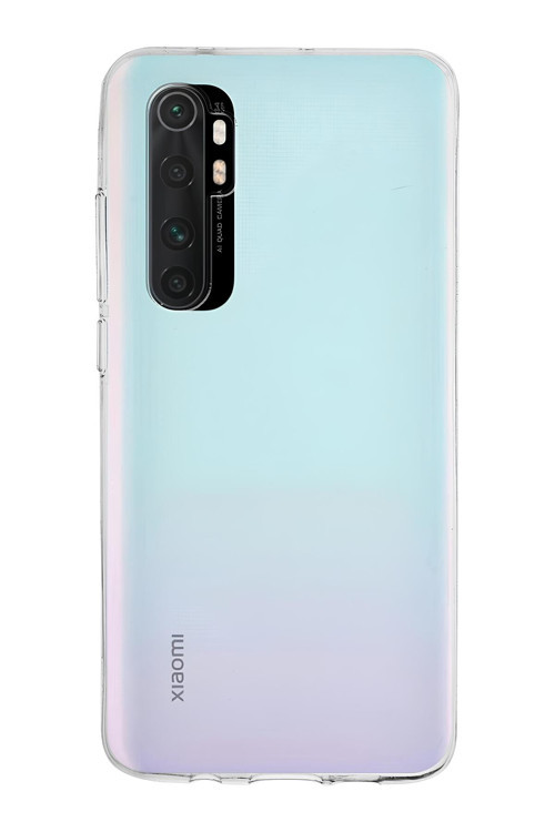 Xiaomi Redmi Note 10 Lite Uyumlu Renksiz Silikon Şeffaf Telefon Kılıfı