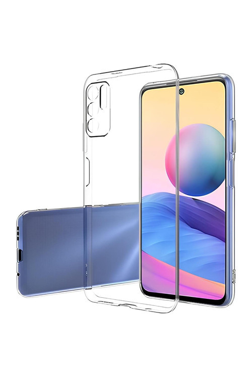 Xiaomi Redmi Note 10 5G Uyumlu Renksiz Silikon Şeffaf Telefon Kılıfı