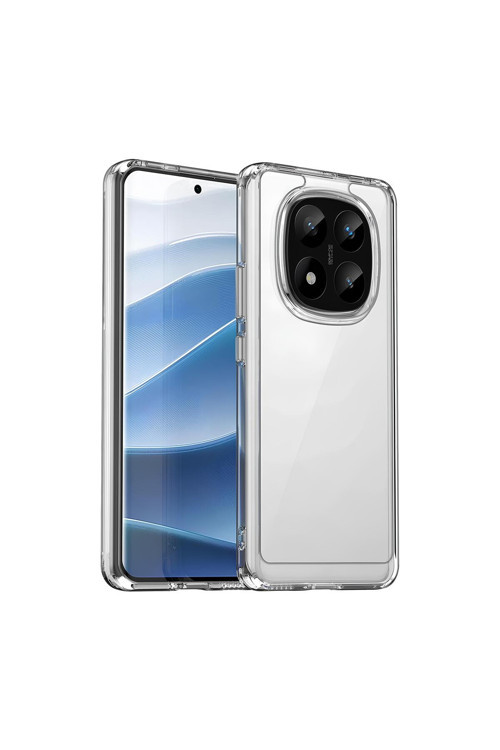 Xiaomi Redmi Note 14 Pro Plus Uyumlu Renksiz Silikon Şeffaf Telefon Kılıfı