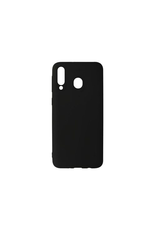 Samsung Galaxy M30 Uyumlu Silikon Lansman Telefon Kılıfı - Siyah