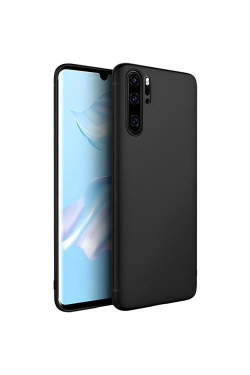 Huawei P30 Pro Uyumlu Silikon Lansman Telefon Kılıfı - Siyah