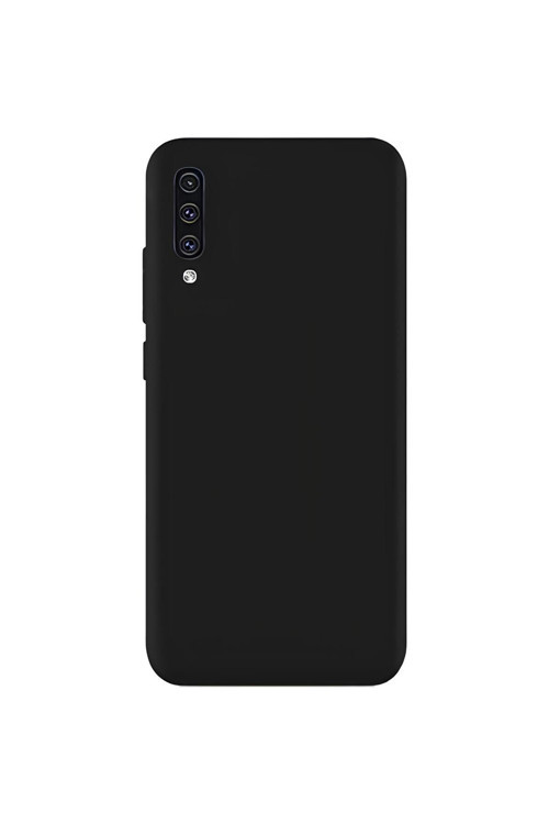 Samsung Galaxy A50 Uyumlu Silikon Lansman Telefon Kılıfı - Siyah
