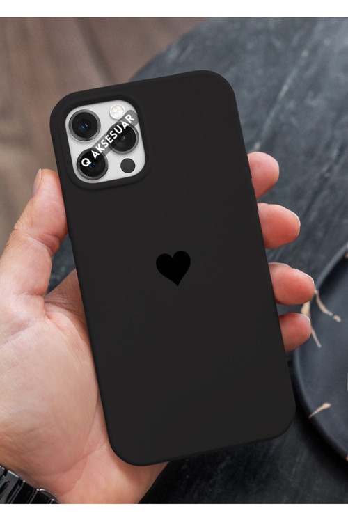 İphone 16 Uyumlu Mini Kalp Serisi Basic Premium Telefon Kılıfı