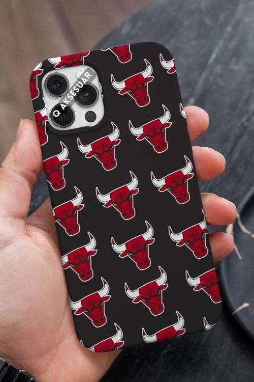 İphone Xr Uyumlu Kırmızı Boğa Tasarımlı Premium Telefon Kılıfı