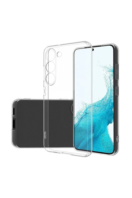 Samsung Galaxy A54 Kılıf Kamera Korumalı Renksiz Şeffaf Esnek Silikon Kapak