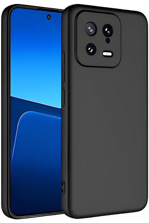 Xiaomi 13 Pro Uyumlu Silikon Lansman Telefon Kılıfı - Siyah