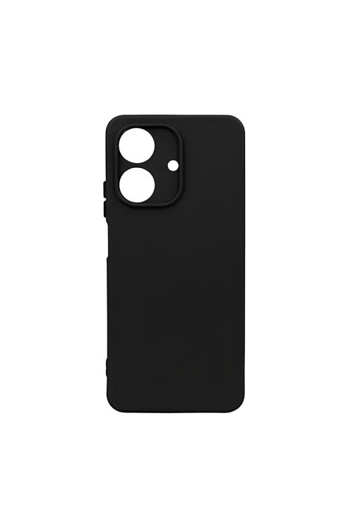 Realme Note 60 Uyumlu Silikon Lansman Telefon Kılıfı - Siyah