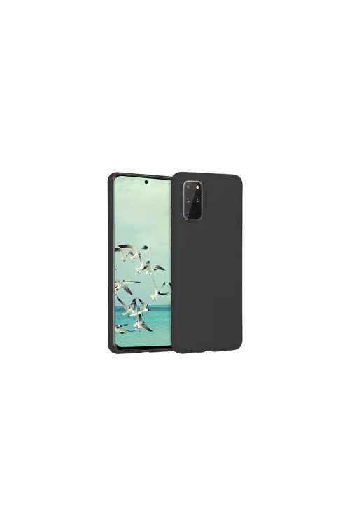 Samsung Galaxy S20 Uyumlu Silikon Lansman Telefon Kılıfı - Siyah