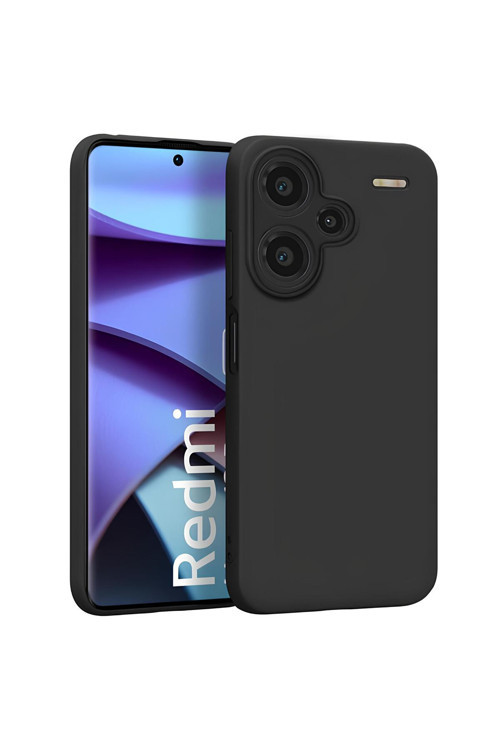 Xiaomi Redmi Note 13 Pro Plus 5G Uyumlu Silikon Lansman Telefon Kılıfı - Siyah