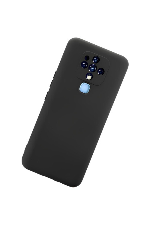 Tecno Camon 16 Uyumlu Silikon Lansman Telefon Kılıfı - Siyah