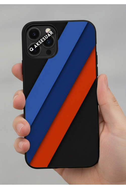 Poco M3 Pro Uyumlu Bmw Sw2 Desen Tasarımlı Siyah Telefon Kılıfı