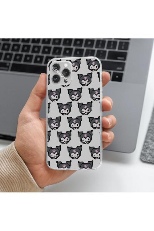 Samsung Galaxy S9 Plus Uyumlu Kuromi Tasarımlı Premium Şeffaf Telefon Kılıfı