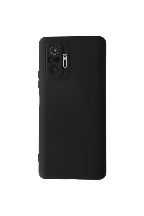 Xiaomi Redmi Note 10 Pro 5G Uyumlu Silikon Lansman Telefon Kılıfı - Siyah