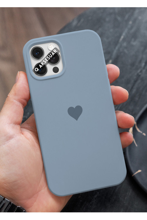 İphone 6S Plus Uyumlu Mini Kalp Serisi Basicı Premium Telefon Kılıfı