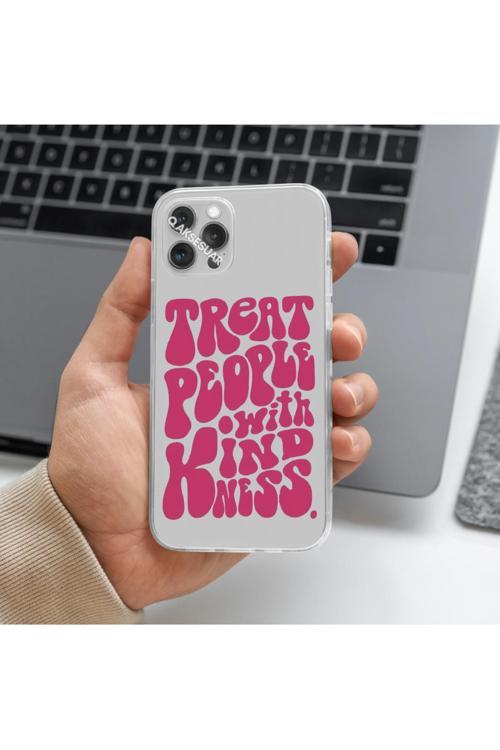 Xiaomi Redmi Note 13 Pro 4G Uyumlu Treat People Tasarımlı Premium Şeffaf Telefon Kılıfı