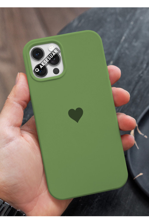 İphone 15 Plus Uyumlu Mini Kalp Serisi Basic Premium Telefon Kılıfı