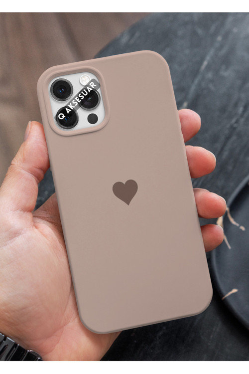 İphone 16 Pro Max Uyumlu Mini Kalp Serisi Basic Premium Telefon Kılıfı