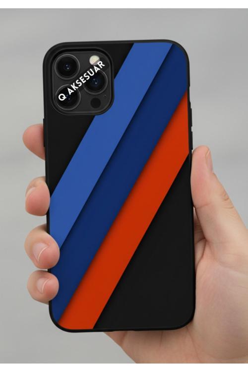 Samsung Galaxy A36 Uyumlu Bmw Sw Desen Tasarımlı Siyah Telefon Kılıfı