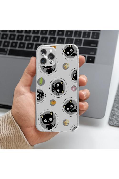 Samsung Galaxy A15 Uyumlu Sevimli Kedi Tasarımlı Premium Şeffaf Telefon Kılıfı