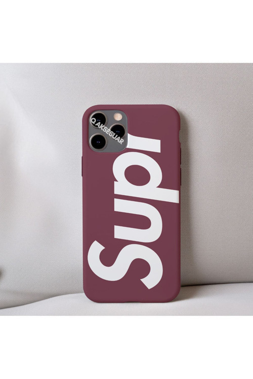 İphone 7 Plus Uyumlu İçi Kadife Desenli Telefon Kılıfı