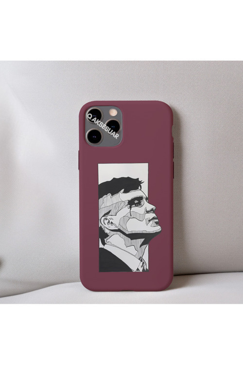 İphone 8 Plus Uyumlu İçi Kadife Peaky Blinders Thomas Shelby (Tommy) Desenli Tasarım Telefon Kılıfı