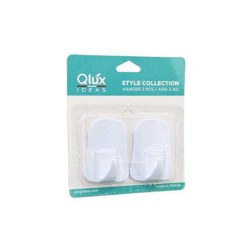 QLUX L-00735 2PCS OPAK BEYAZ PLASTİK ASKI (5250)