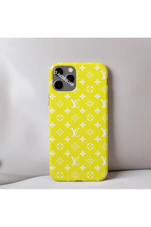 İphone 6 Plus Uyumlu İçi Kadife Lv Desenli Tasarım Telefon Kılıfı